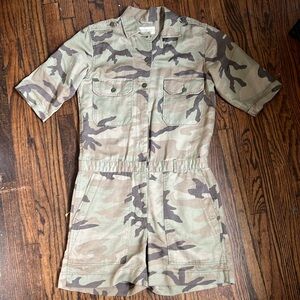 Denim & Supply Ralph Lauren Camo Romper, Small